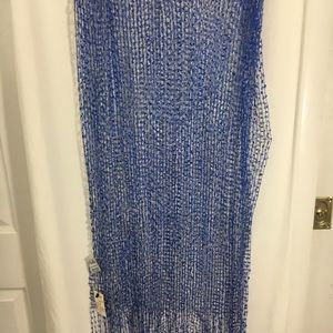 Noelle Scarf / Belt / Shawl Blue